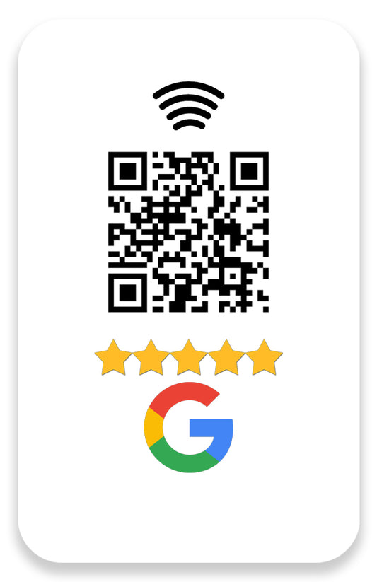 Customized NFC/RFID Google Review Card Version 2