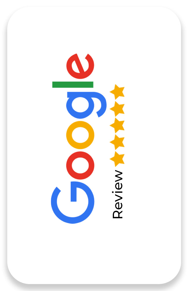 Customized NFC/RFID Google Review Card Version 1